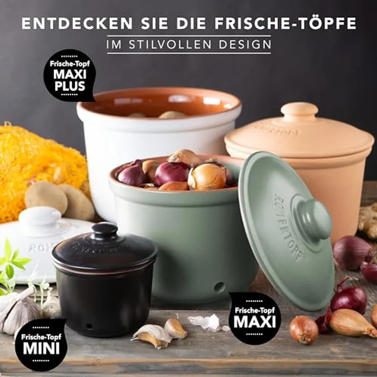 Römertopf Kartoffel-Frische-Topf weiß ø26,0x25 – Bild 8