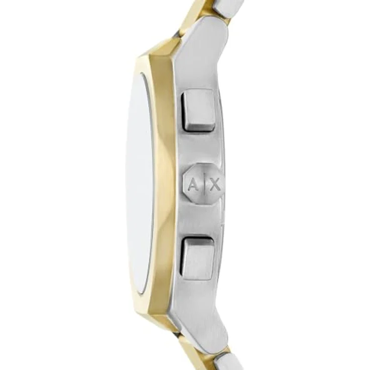 Armani Exchange Herren Analog Quarz Uhr mit Edelstahl Armband AX4184, 42-mm Gehäuse, grünes Zifferblatt, wasserdicht bis 50m – Bild 2
