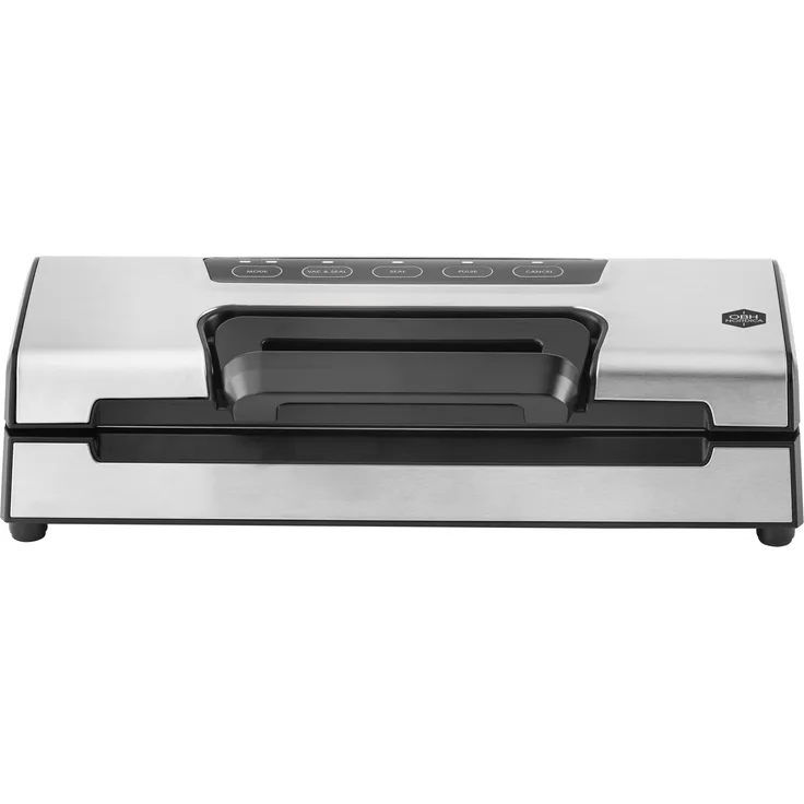 OBH Nordica Prime Vakuumiergerät, Edelstahl, starke Saugkraft 12 L/min, einhandbedienung, silber