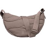 GOT BAG Moon Bag wavy puffer, Gürteltasche aus 100% Nylon, 32 cm x 11 cm x 18 cm, grau