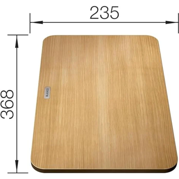 BLANCO Esche Compound Schneidbrett für ZENAR XL 6 S Compact Spülen, robustes Design, ideal zum Schneiden & Vorbereiten, pflegeleicht, langlebig, 36,8x23,5x2,4 cm – Bild 2