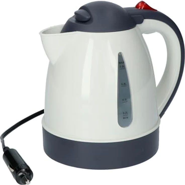 Carpoint 0510175 Wasserkocher für das Auto, 150W, Anschluss an 12V Zigarettenanzünder, automatische Abschaltung – Bild 1