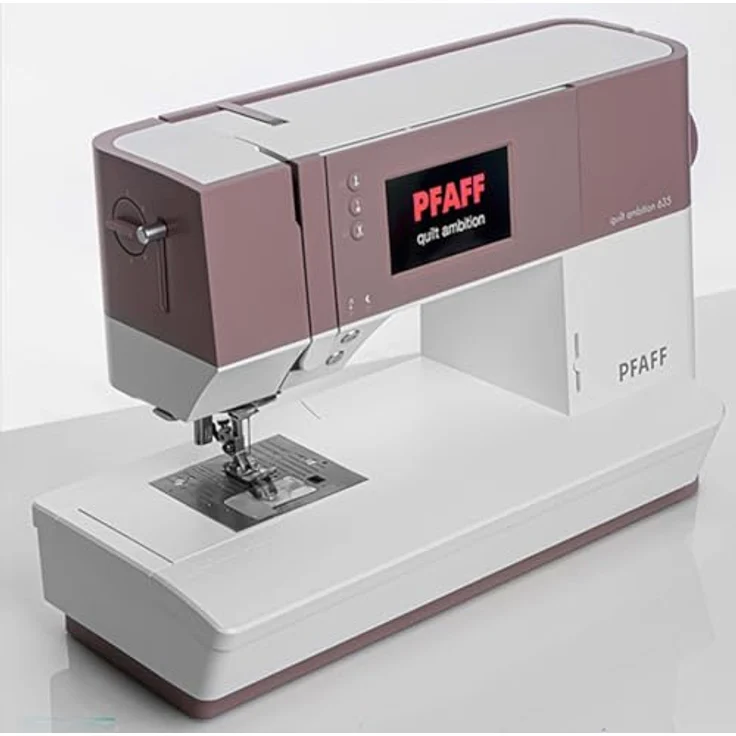 PFAFF quilt ambition 635, Nähmaschine mit 203 Programmen, altrosa, integriertem IDT™ System und großem Color Touch Screen – Bild 7