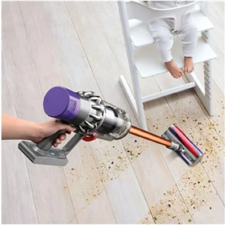 DYSON Akku-Hand-und Stielstaubsauger V10 Absolute, 525 W, Beutellos - Hohe Saugkraft, hygienische Behälterentleerung, umfangreiches Zubehör – Bild 6