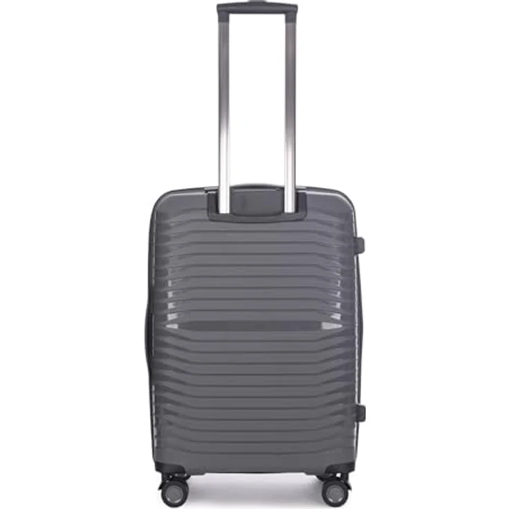 Stratic Bright+ - 4-Rollen-Trolley 66 cm M erw. Grey, Pattern: Einfarbig – Bild 5