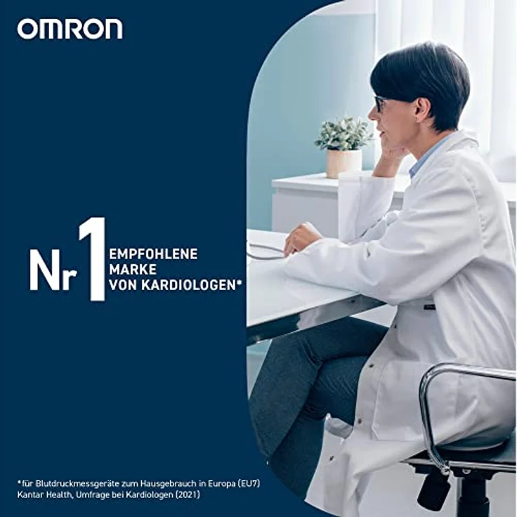 OMRON RS7 Intelli IT Handgelenk-Blutdruckmessgerät mit Positionierungssensor und Bluetooth-Konnektivität für den Einsatz zu Hause oder unterwegs – Bild 5