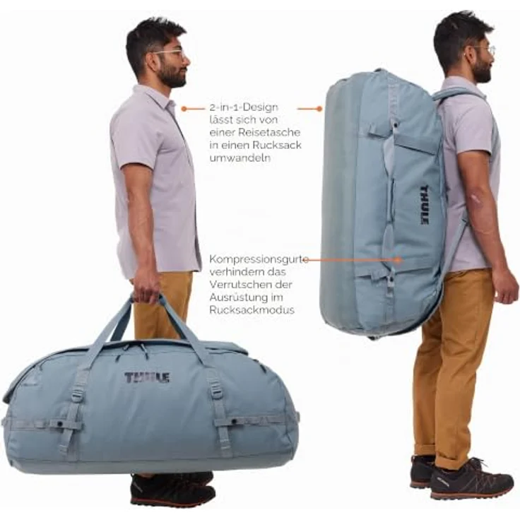 Thule Chasm Weekender Reisetasche, 76.5 cm, 100% Polyester, blau – Bild 5