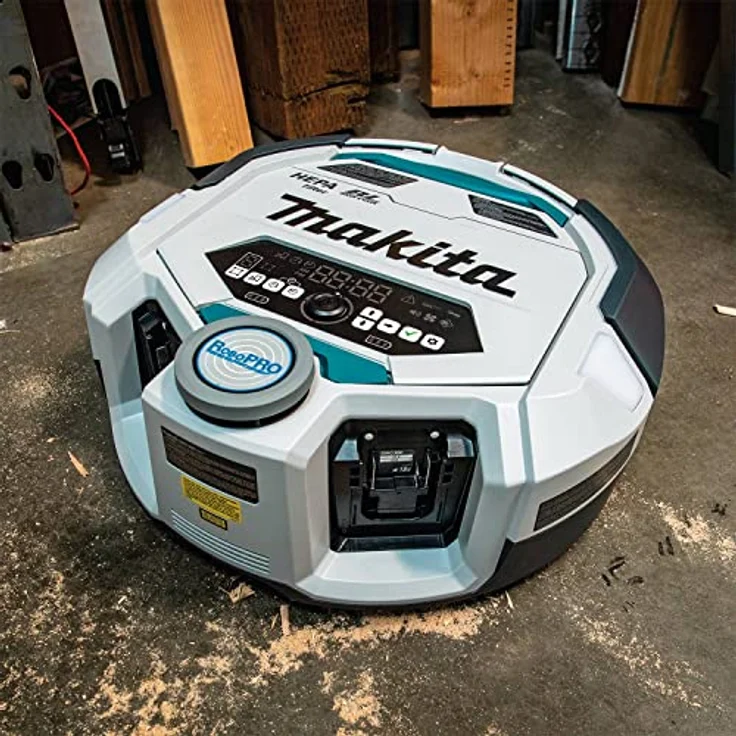 Makita DRC300Z Saugroboter 18V (ohne Akku und Ladegerät), Weiß/Schwarz – Bild 5