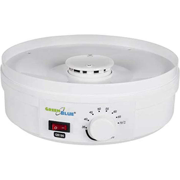 Greenblue GB190 Dörrautomat, Trockner für Pilze, Gemüse und Obst, 250 Watt, 5 Ebenen, weiß – Bild 6