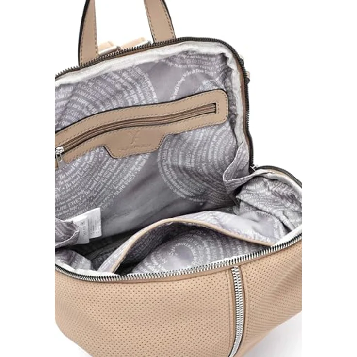 SURI FREY Cityrucksack SFY Romy, veganer Rucksack mit Quaste und Reißverschluss, 25 x 27 x 14 cm, Uni-Design – Bild 5