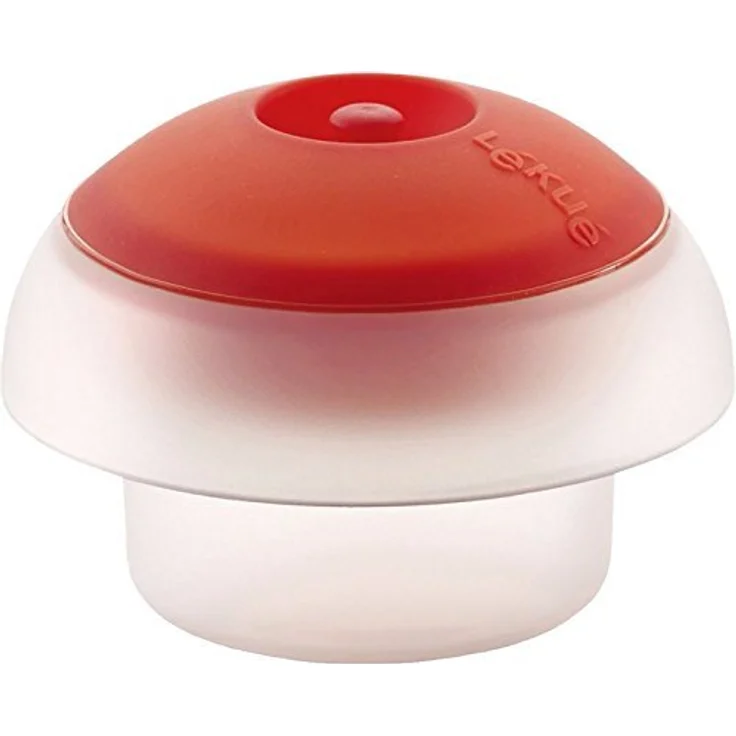 Lékué Egg, Eierkocher-Set aus 100% Platin-Silikon, Transparent, für schnelle Mikrowellen-Zubereitung – Bild 6