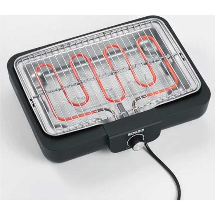 Severin Tischgrill PG 8554 mit Grillrost, 2300 W, Sofort einsatzbereit - keine aufwendigen Grillvorbereitungen – Bild 6