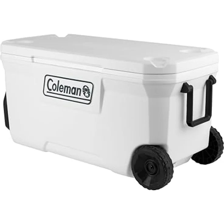 Coleman Xtreme Wheeled Marine 100 Qt 94 Liter passive Kühlbox mit Rollen weiß 2000037402 – Bild 2