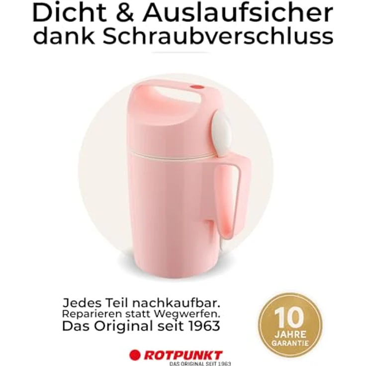ROTPUNKT ISOLIER-SPEISEGEFÄß 850 Dirk, 850 0,85 ltr flamingo – Bild 5