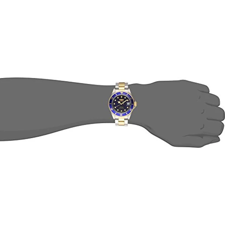 Invicta Pro Diver 17045, Edelstahl Automatikuhr für Herren mit schwarzem Zifferblatt, 40mm, 20 bar wasserdicht – Bild 3