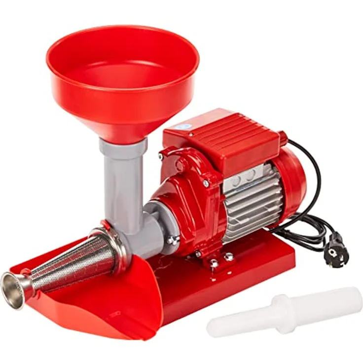 Artus 9008 NE Tomatenpresse Elektro-Vergangenheit von Tomaten und Marmelade 400 W, Schwarz-Rot – Bild 2