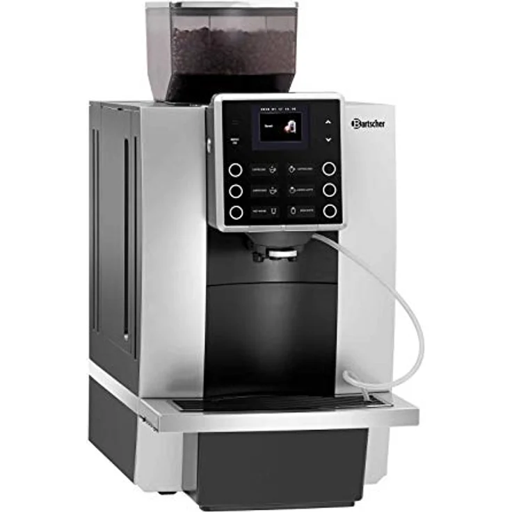 Bartscher KV1 Classic Kaffeevollautomat schwarz-silber Festwasseranschluss, Milchaufschäumer – Bild 4