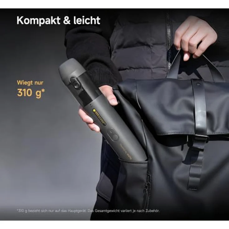 MOVA MDV001 Tragbarer 4-in-1 Handstaubsauger mit Blasfunktion, kabellos, leicht & kompakt für Auto, Haushalt & Büro – Bild 6