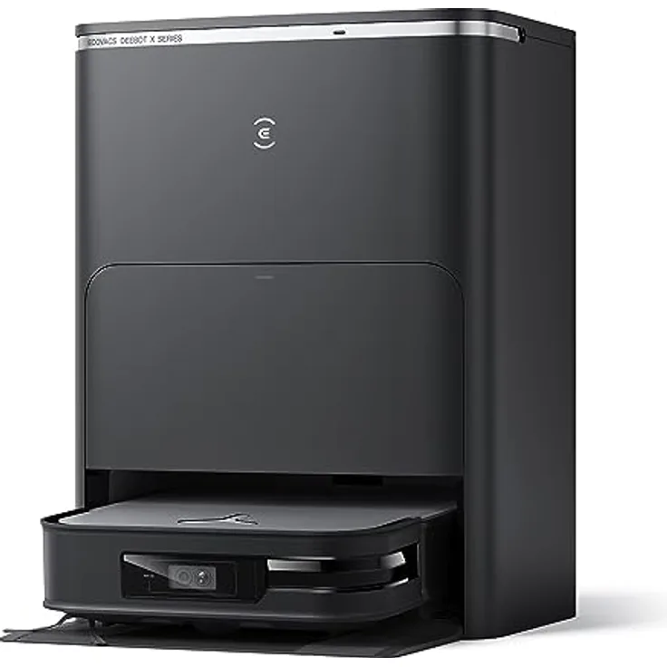 ECOVACS DEEBOT X2 OMNI Saug- und Wischroboter mit All-in-One OMNI Station, 8.000 Pa Saugkraft, schlankes & eckiges Design, 15mm Mopp-Hebesystem, Heißwasser-Moppreinigung, KI-gestützte Navigation, YIKO