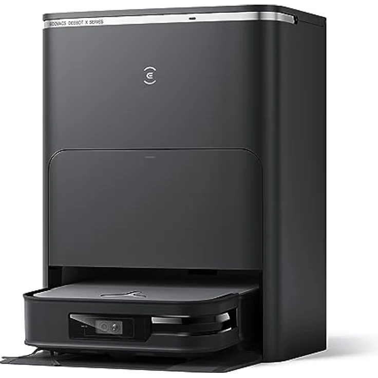 ECOVACS DEEBOT X2 OMNI Saug- und Wischroboter mit All-in-One OMNI Station, 8.000 Pa Saugkraft, schlankes & eckiges Design, 15mm Mopp-Hebesystem, Heißwasser-Moppreinigung, KI-gestützte Navigation, YIKO – Bild 1