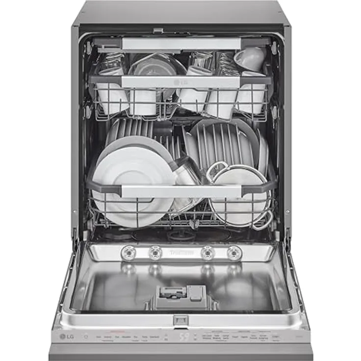 LG DB476TXS, vollintegrierbarer Geschirrspüler, 598 mm breit, 43 dB(A), Inverter Direct Drive®, QuadWash®, TrueSteam®, App-kompatibel