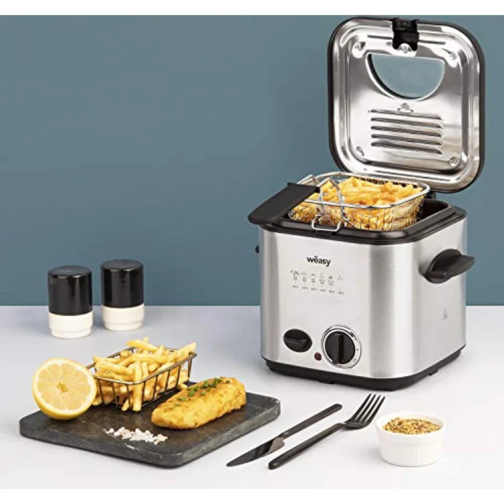 Wëasy TB600 Fondue-Fritteuse, 1,2 Liter Fassungsvermögen, 840 Watt – Bild 7