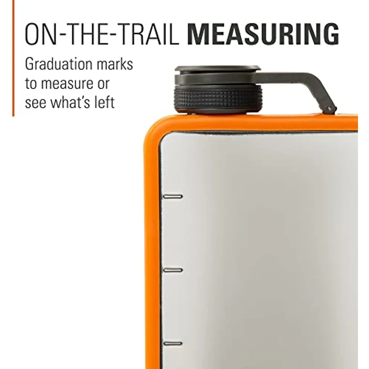 GSI Outdoors Boulder Flask Thermoskanne, 10 OZ, orange - für Outdoor-Aktivitäten und starken Durst – Bild 5