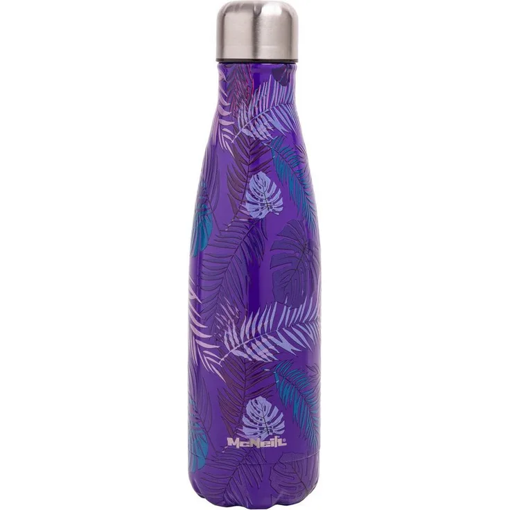 McNeill Thermo-Metall-Trinkflasche DSCHUNGEL, 500 ml, hält Getränke kalt, passend zum McNeill Schulranzen