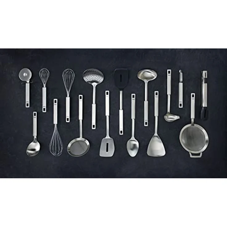 Fissler Original-Profi Collection /großer Edelstahl-Pfannenwender, Silikon-Bratwender, mit Schlitz, Premium-Küchenhelfer – Bild 5