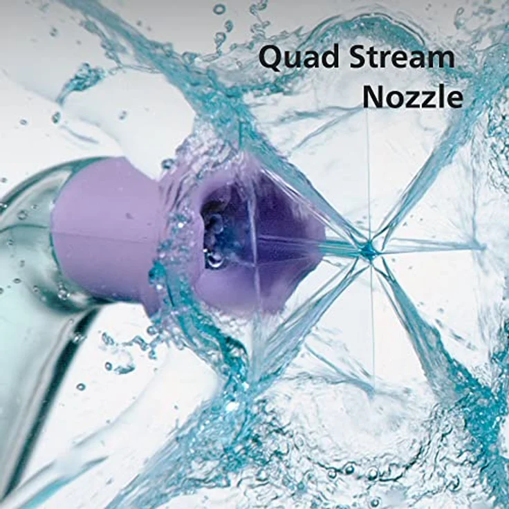 Philips Sonicare Quad Stream-Düse F3 für Mundduschen, Doppelpack – Mundwasser Flosser für die Verwendung mit dem kabellosen Philips Sonicare Power Flosser (Modell HX3062/00) – Bild 4