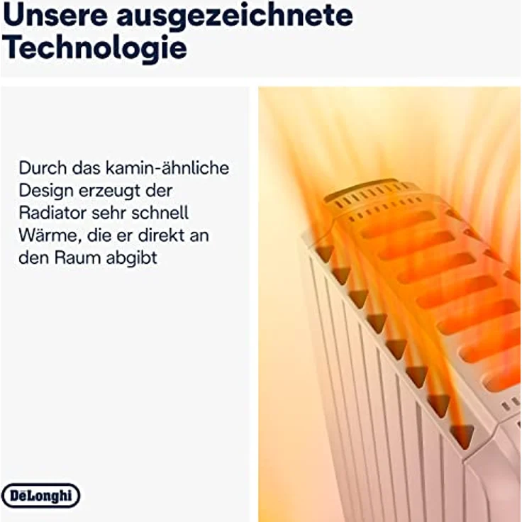 De’Longhi Dragon 4 TRD4 0615 Öl-Radiator 230 V, 50 Hz, Radiator – Bild 4