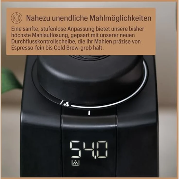 Baratza Encore ESP Pro, Kaffeemühle mit 230V Betrieb, Schwarz – Bild 4