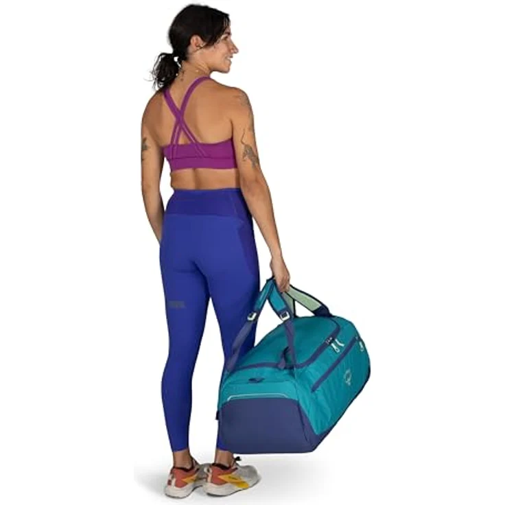 Osprey Daylite Duffel 60, Reisetasche 59 cm, grau, aus 100% PET, vielseitig und robust – Bild 8