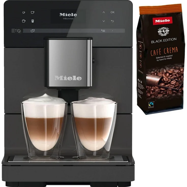Miele Kaffeevollautomat CM 5315 Active, Graphitgrau, One Touch for Two Zubereitung, AromaticSystem