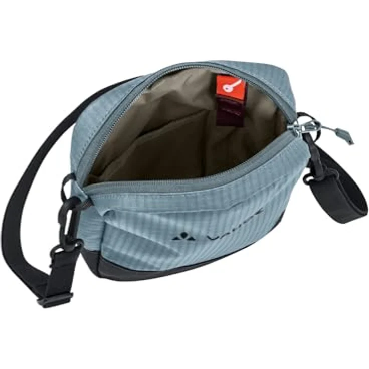 Vaude CityBen Umhängetasche, praktische Handtasche mit verstellbarem Schultergurt und gepolstertem Smartphonefach, 17 cm, Grau – Bild 3