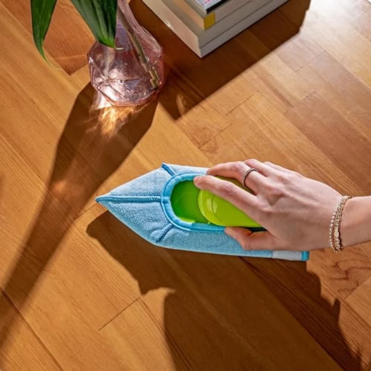 Silva Premium Mikrofaser Staubwedel mit ergonomischem Griff | Waschbare und wiederverwendbare Reinigungstücher für Auto, Küche, Möbel & schwer erreichbare Stellen – Bild 2