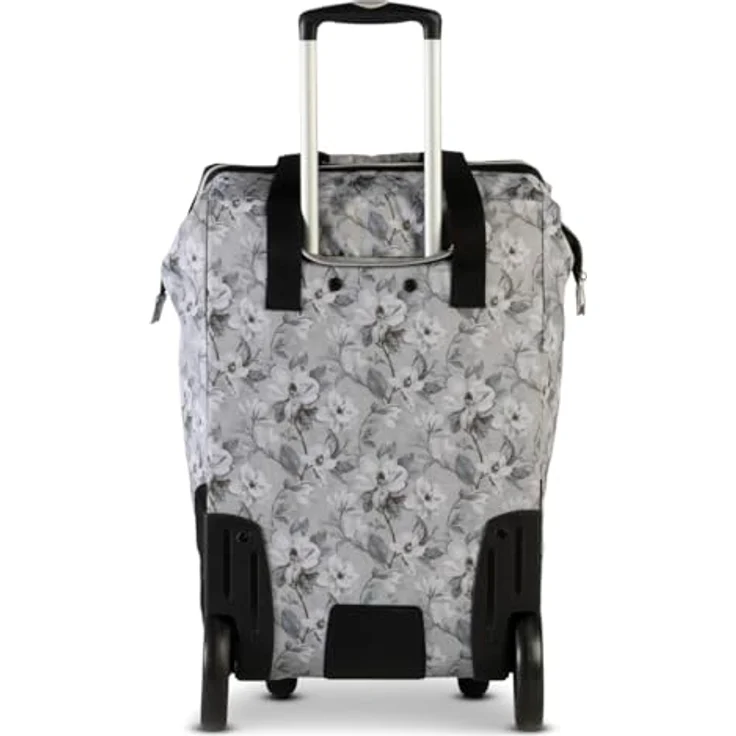 Punta Big Wheel Einkaufstrolley, 62 cm, 100% Polyester, hellgrau-graubraun – Bild 2