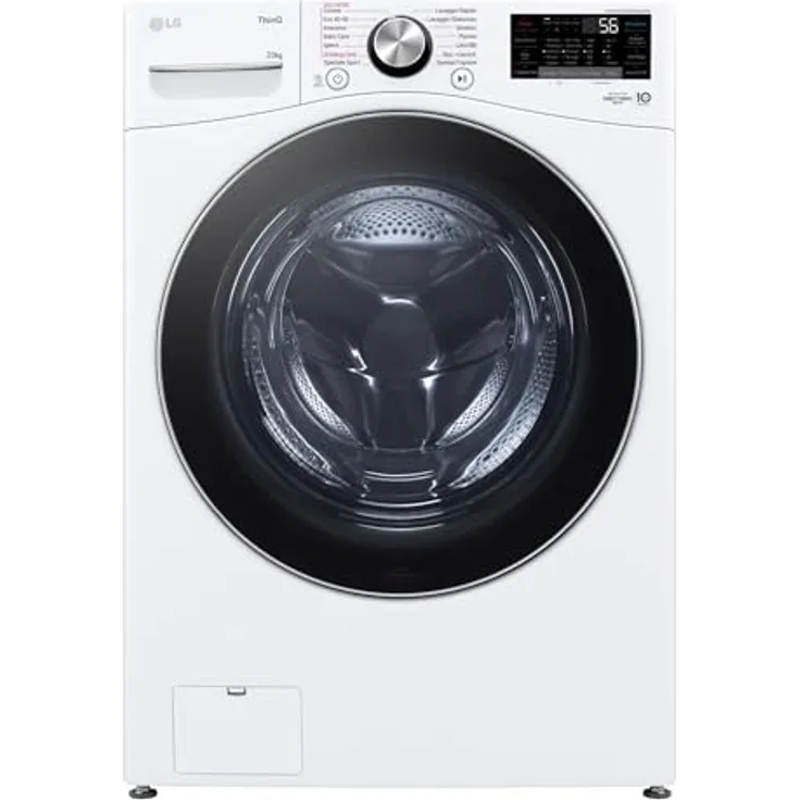 LG F0P3020TSWC, Frontlader Waschmaschine mit 20 kg Kapazität, 1000 U/min, Energieeffizienz B, 74 dB Geräuschpegel, Kindersicherung