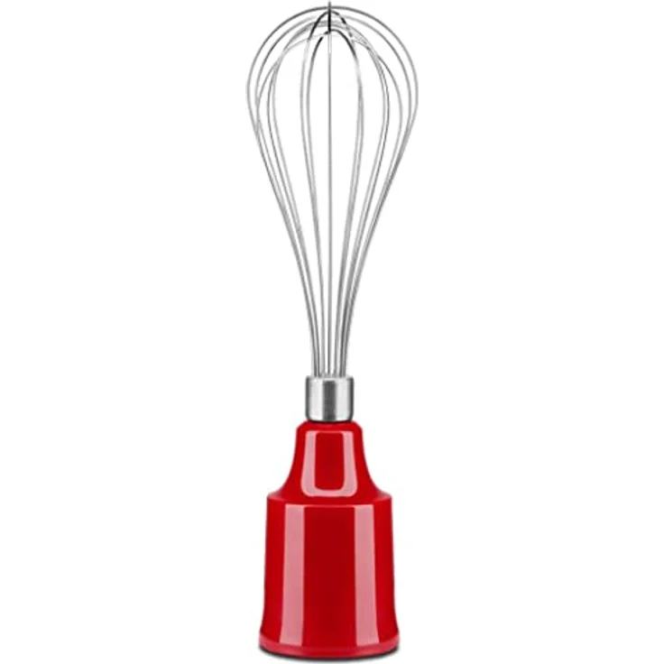 KitchenAid 5KHBV83EER Stabmixer 2021, 180W, 1L Mixerkrug, inkl. Zerkleinerer, Schneebesenaufsatz, empire red – Bild 3