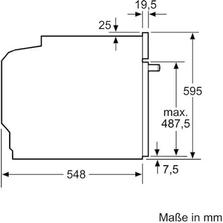 Neff Einbauherd-Set E1CCD2AK3 + M13R42N2, Elektrokochfeld EDX4B0 mit 71 l Nutzinhalt, 7 Beheizungsarten, Schwarz – Bild 7