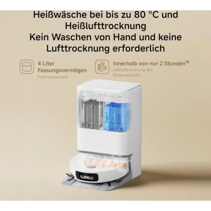 Xiaomi Roboter Staubsauger 6, Saugroboter mit 30.000 Pa Saugkraft, KI-Hinderniserkennung und selbstreinigender Basisstation – Bild 11
