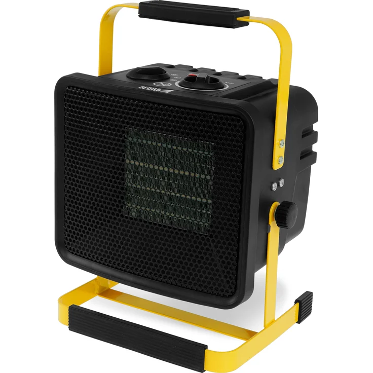 Dedra Elektrische Heizung DED9931C3, Heizlüfter PTC 3.0kW, Schwarz – Bild 1