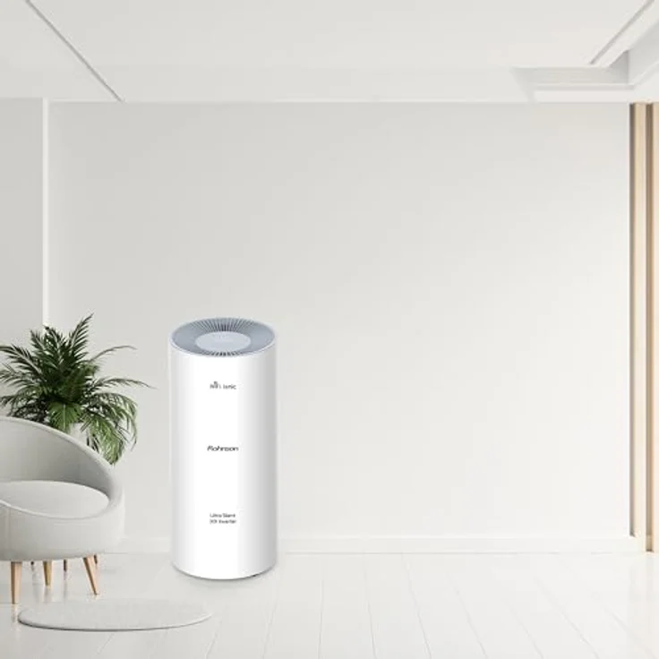 Rohnson R-9530 Luftentfeuchter mit Inverter-Technologie, ultra-leise 35 dB, Smart Wi-Fi-Steuerung, 4,5 l Tank, Luftreinigung, Turbo Boost, Timer 24 h, bis 180 m² - weiß – Bild 5