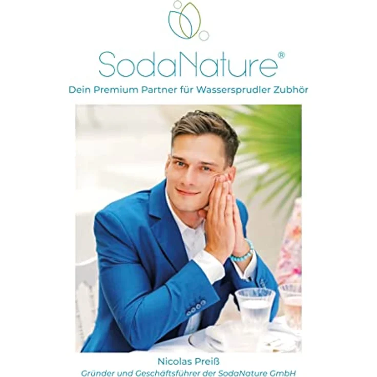 SodaNature Premium 60L CO2 Zylinder für SodaStream (z.B. Crystal 2.0) – Bild 8