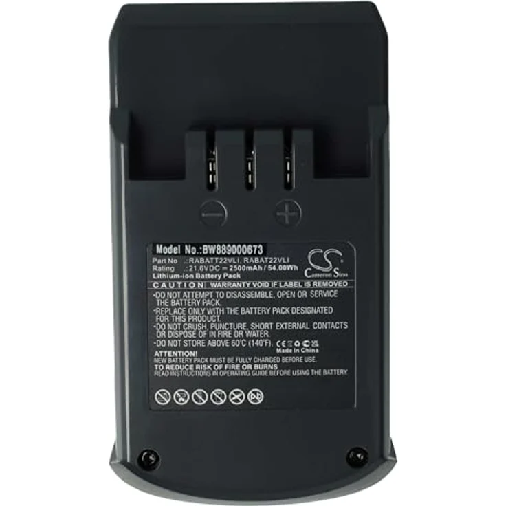 vhbw Akku Ersatz für Hoover 6.20.40.01-0, RABAT22VLI, RABATT22VLI, 48023809 für Staubsauger (2500 mAh, 21,6 V, Li-Ion) - Leistungsfähiger Austausch-Akku mit Überhitzungs- & Überspannungsschutz – Bild 3