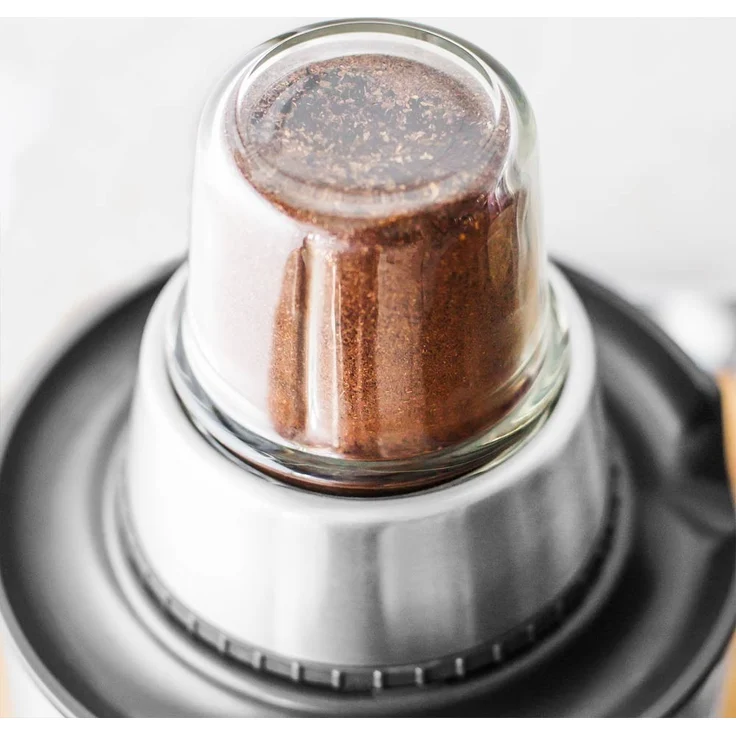 Gastroback 40152 Design Multi Juicer Digital Plus, 4 in 1: Zentrifugal-Entsafter, Standmixer, Schnellzerkleinerer und Kaffeemühle, 1300 Watt, 5-Stufen, schwarz, edelstahl - Preisvergleich – Bild 10