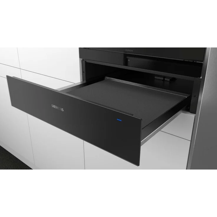 Siemens BI510CNR0 Wärmeschubladen - 59.4 cm - Edelstahl-Schwarz - Grifflos mit push und pull Öffnung – Bild 2