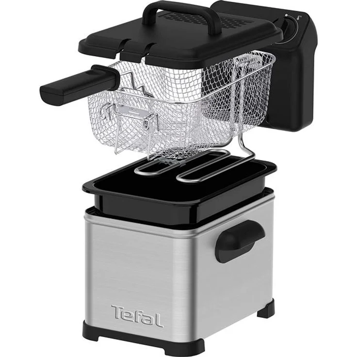 Tefal FR5030 Family Pro Access Fritteuse, mit Öl, 3000 Watt, 4 Liter Fassungsvermögen, Kühlzonen-Technologie, spülmaschinenfest, edelstahl-schwarz – Bild 2
