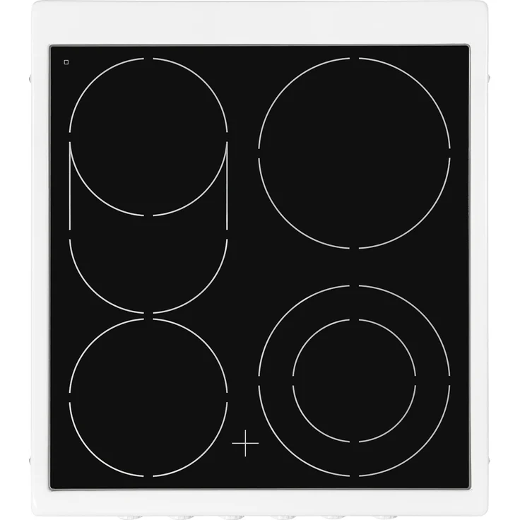 Exquisit ECM8-4BZ, Standherd, Energieeffizienzklasse A, Volumen 71 l, Anzahl der Kochstellen 4, weiß – Bild 4
