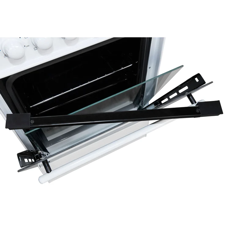 Exquisit ECM8-4BZ, Standherd, Energieeffizienzklasse A, Volumen 71 l, Anzahl der Kochstellen 4, weiß – Bild 6